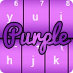 purple keyboard android application logo